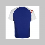 Lonsdale " New PROMO " royal (kráľovská modrá) pánske tričko s tlačeným logom 35%bavlna 65%polyester